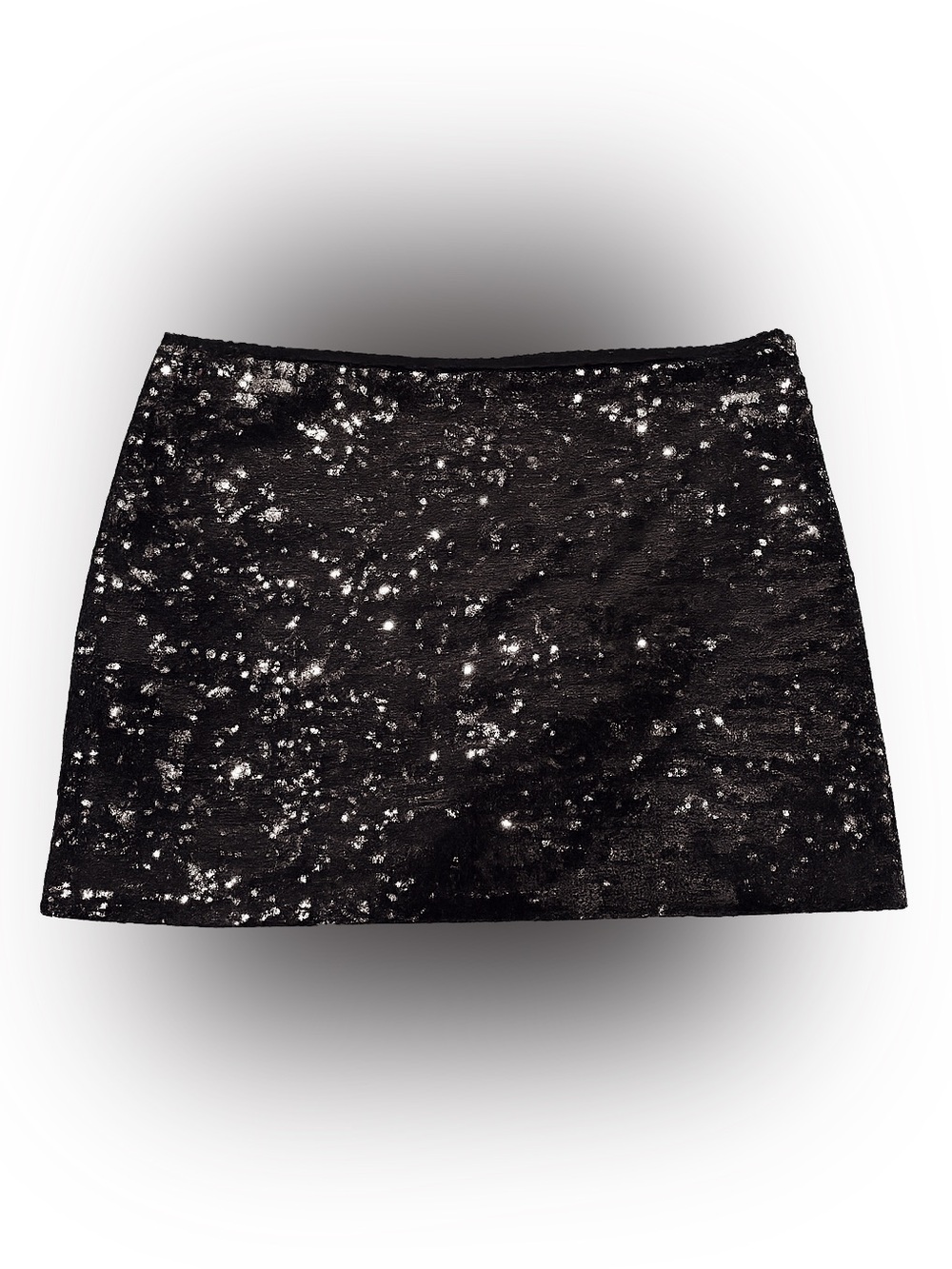 Forever 21 Black Sequin Mini Skirt – Size Small